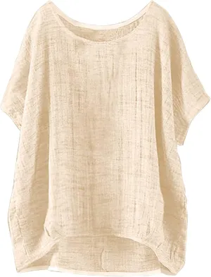 Button Down Shirts for Women V Neck Solid Color Loose Top T Shirt Casual Shirt Solid Color Basic 3/4 Sleeve Tops