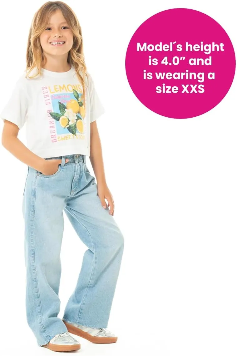 Girls Jeans High Rise Ripped Boyfriend Bootcut Jean - Teen Jeans for Casual Occasions