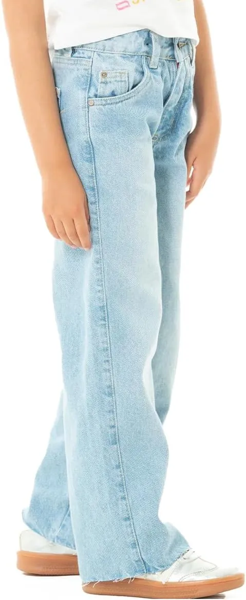 Girls Jeans High Rise Ripped Boyfriend Bootcut Jean - Teen Jeans for Casual Occasions