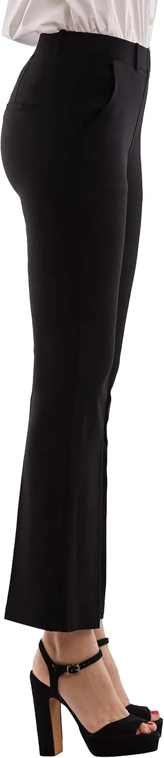 Marycrafts Women's Pull On Stretch Yoga Straight Dress Work Pants 29" /31"/33"