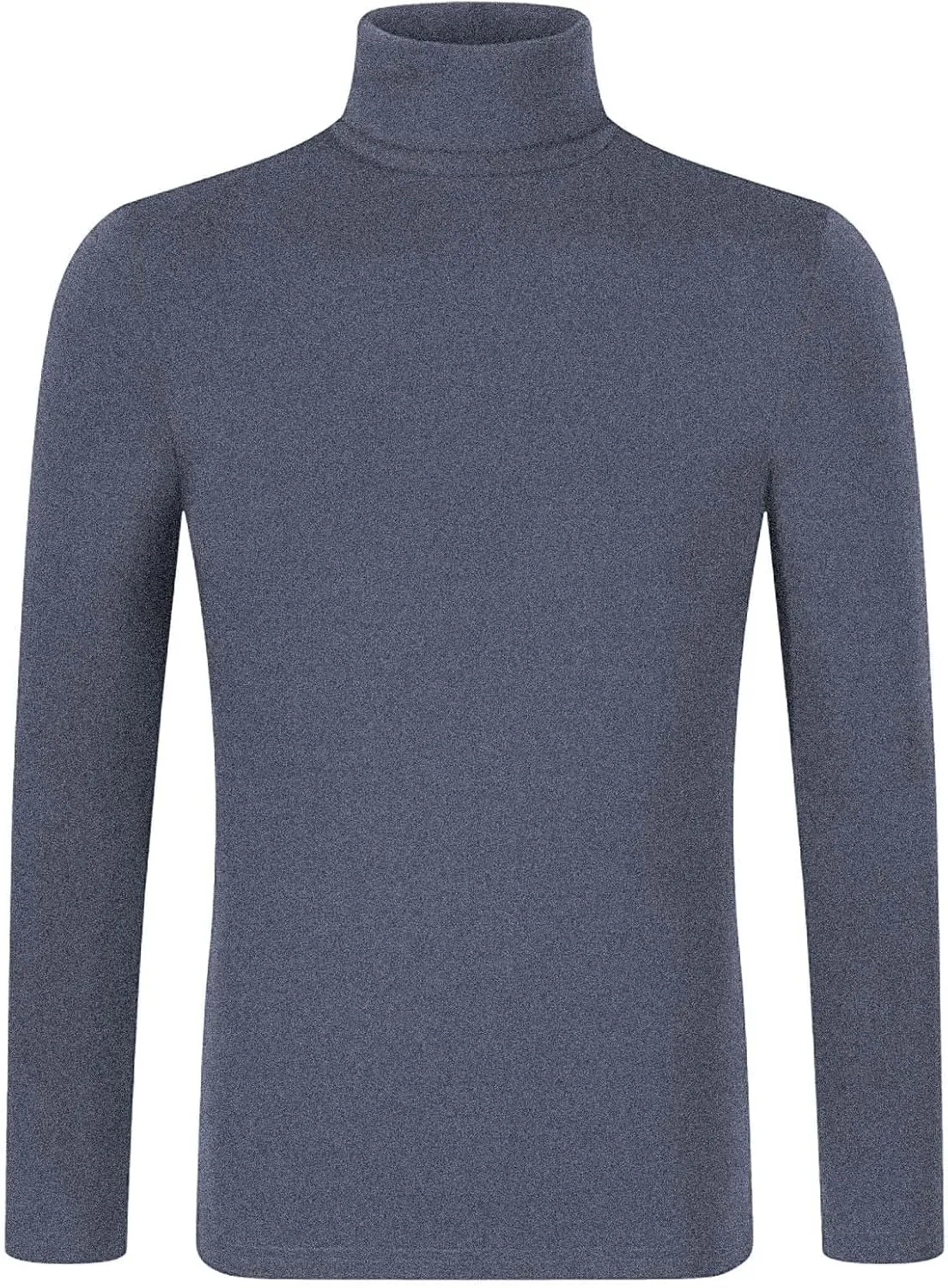 Mens Turtleneck Long Sleeve Shirts Turtle Neck Thermal Compression Shirts Stretch Warm Fleece Lined Tops Base Layer