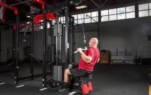 Monster Rack Mounted Lat Pull/Low Row (6" Pulley) - Polea alta Gym