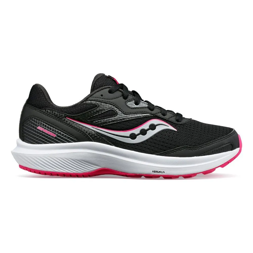 Saucony Running Femenino Cohesion_16 Black/Fuchsia