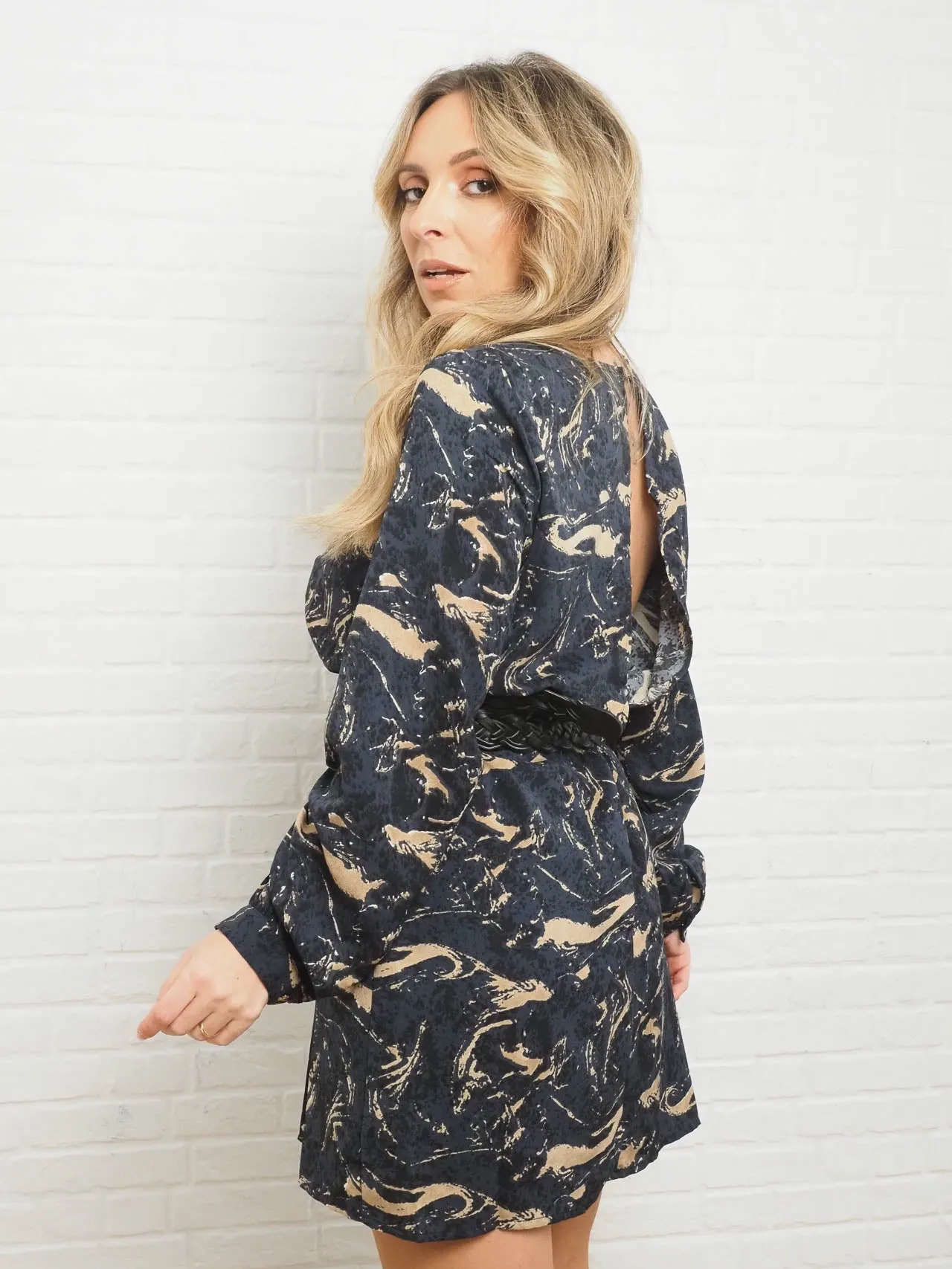 VESTIDO CURTO ESTAMPADO